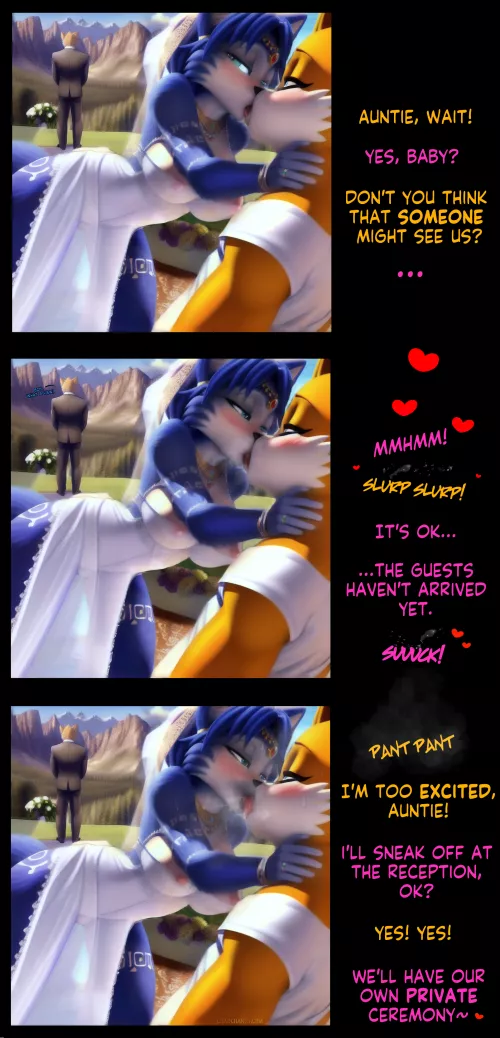 Krystal cheats on her Wedding Day (Furry NTR) [Comic] by ChadChan3D