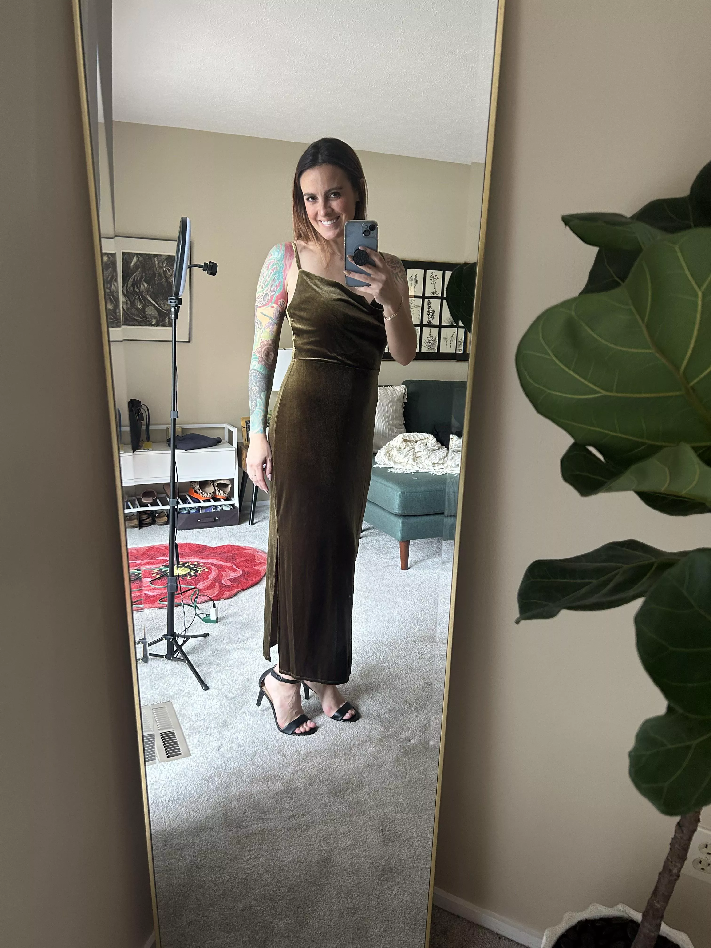 my party dress and heels OC posted by Tay-Rae773