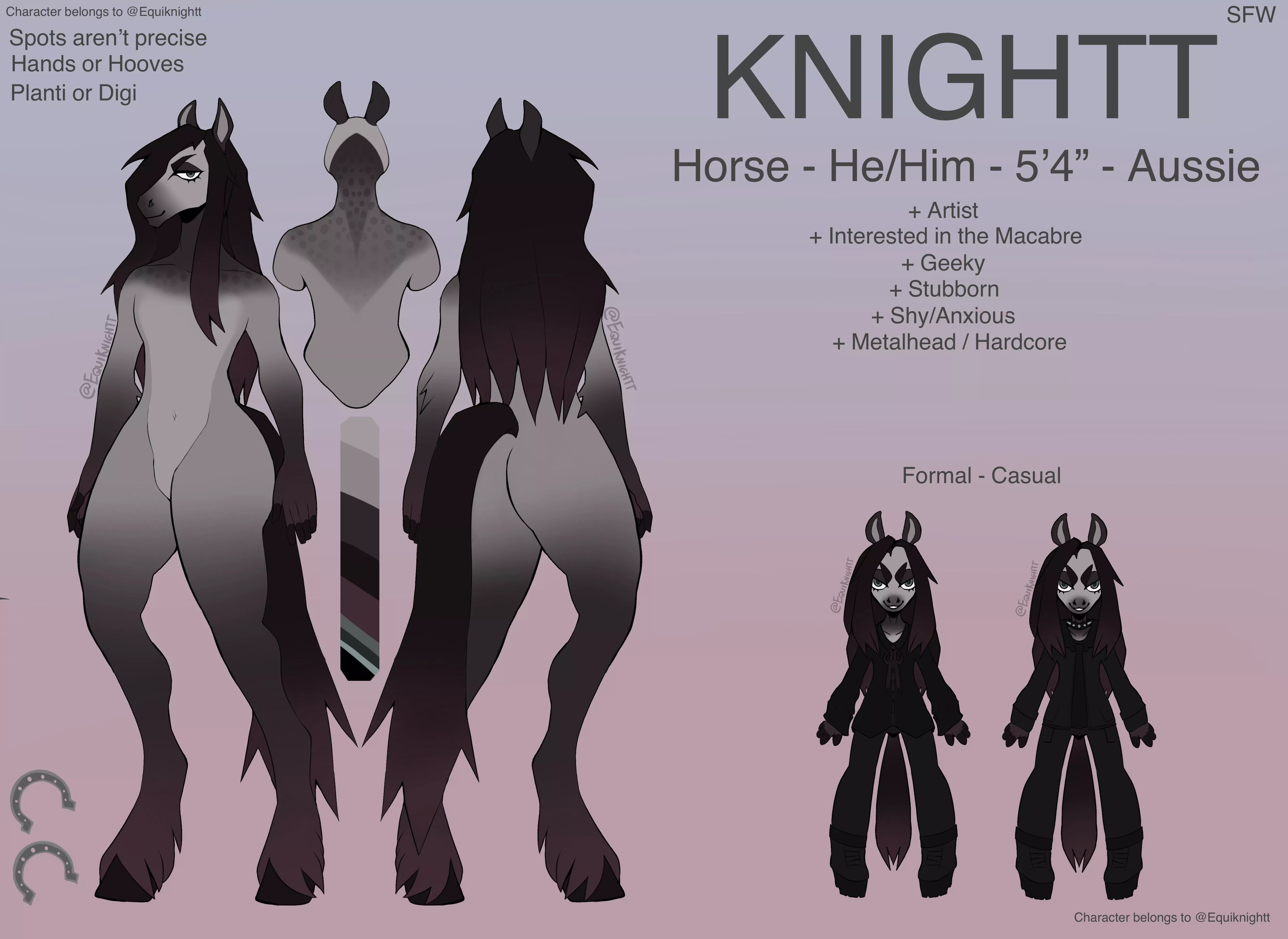 New year, new Ref sheet! (by Equiknightt) posted by Equiknighttt