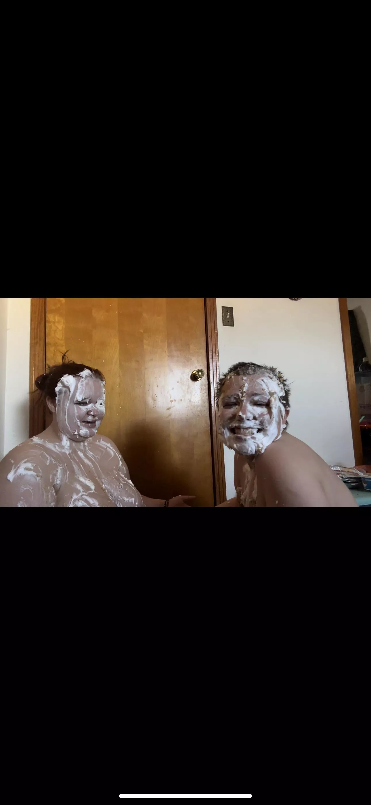 pie fight !!!! posted by eviierose