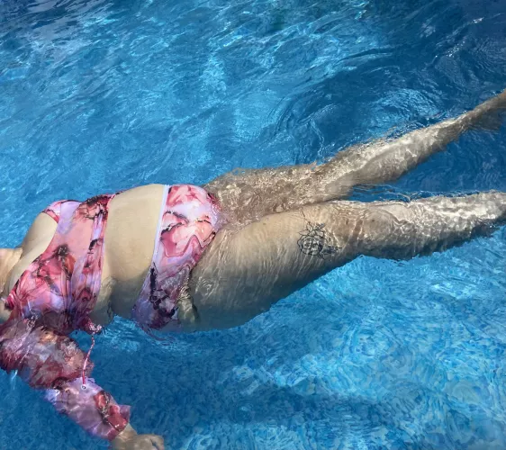 Pool time in my new bikini by tubby-baby