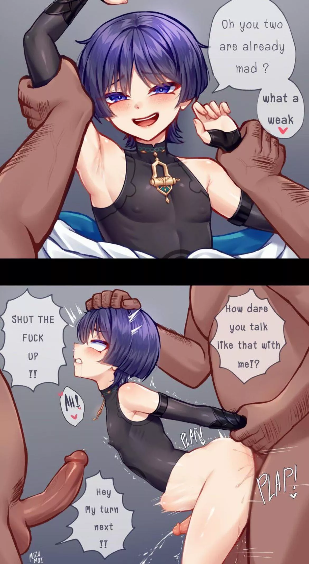 Purposely making him mad 🤭 posted by sluttybunnyyyy