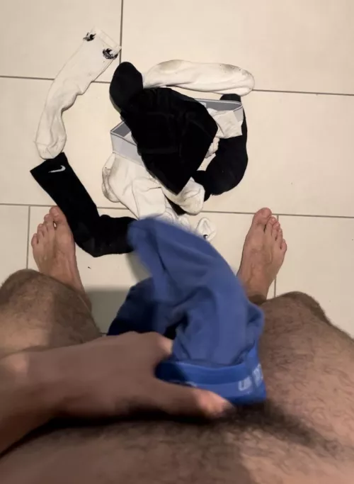 Stinky and used. You can’t resist the smell of real man’s balls fag by UkranianAlphA