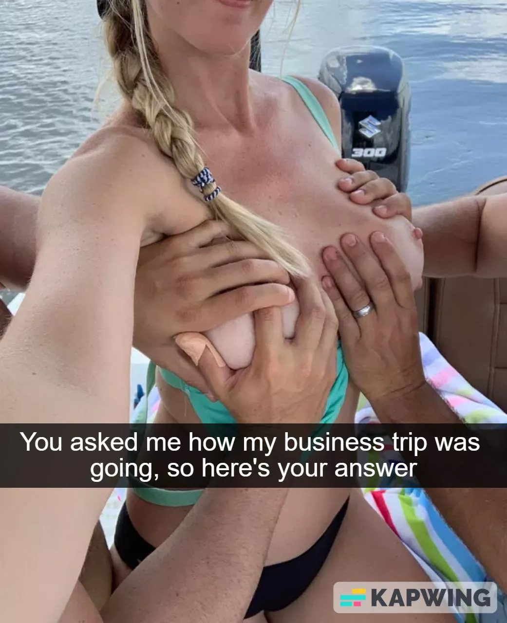 wife's trip ... posted by sniffaddict