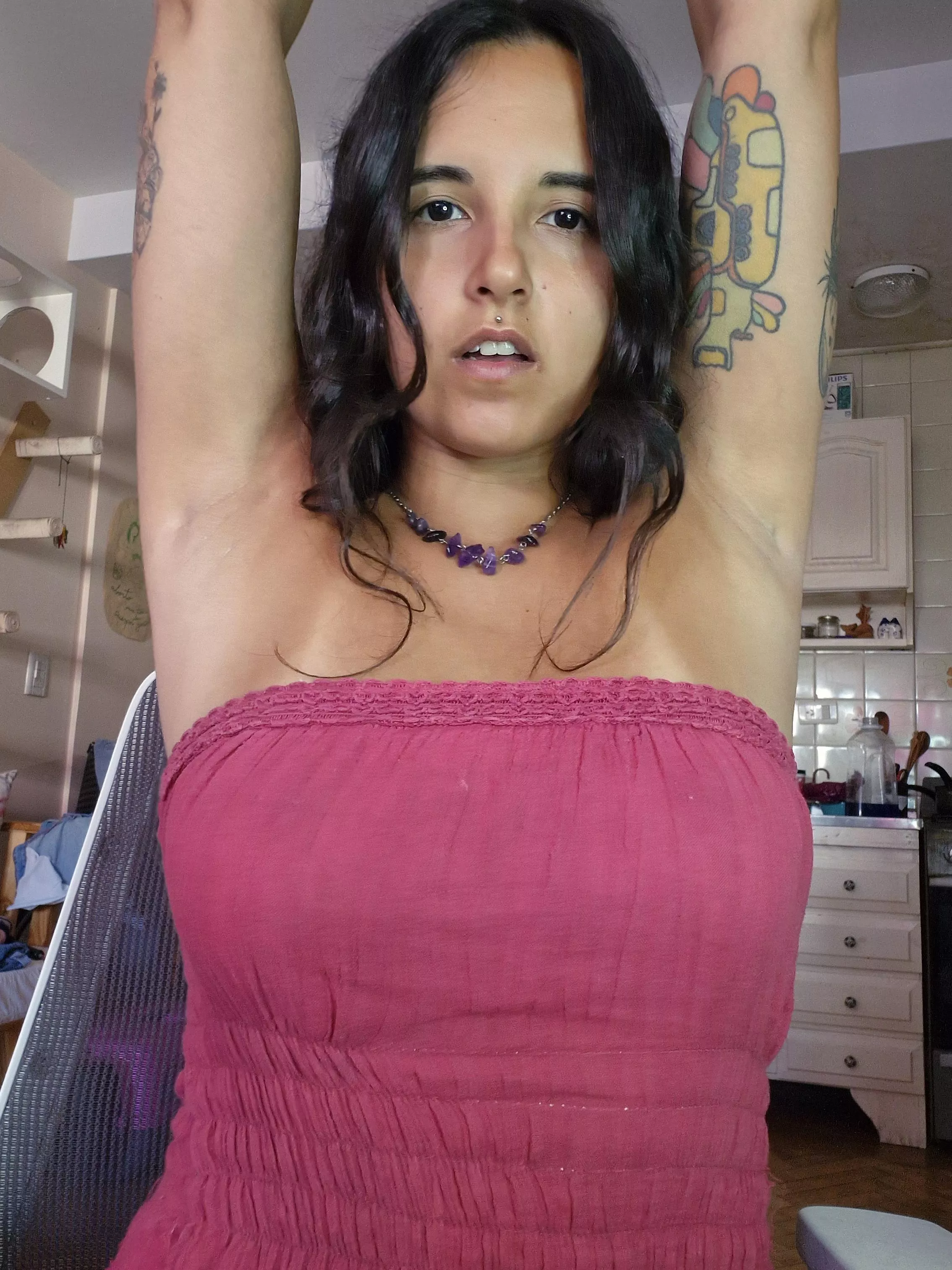 Your favorite smooth armpits are back posted by FloraTheCatOF
