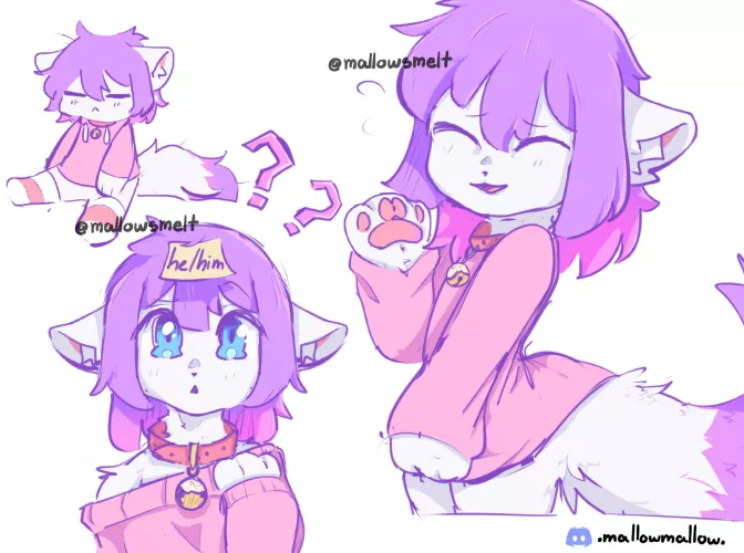 Yuqikun fanart I did 💖💖💜💜 by MallowsMelt