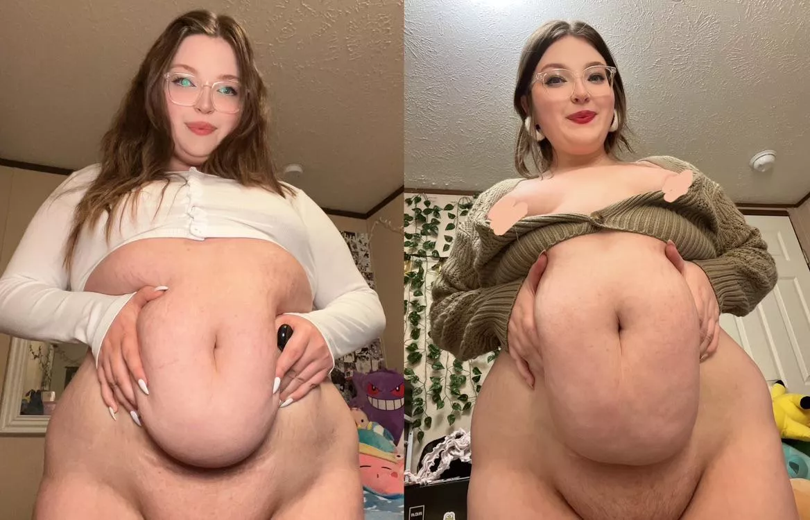 belly is getting much bigger 🫶 posted by Mistressbaozii