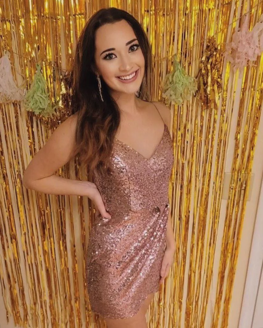 Brunette in sparkly dress posted by GIRLS-PM-ME-LEGS