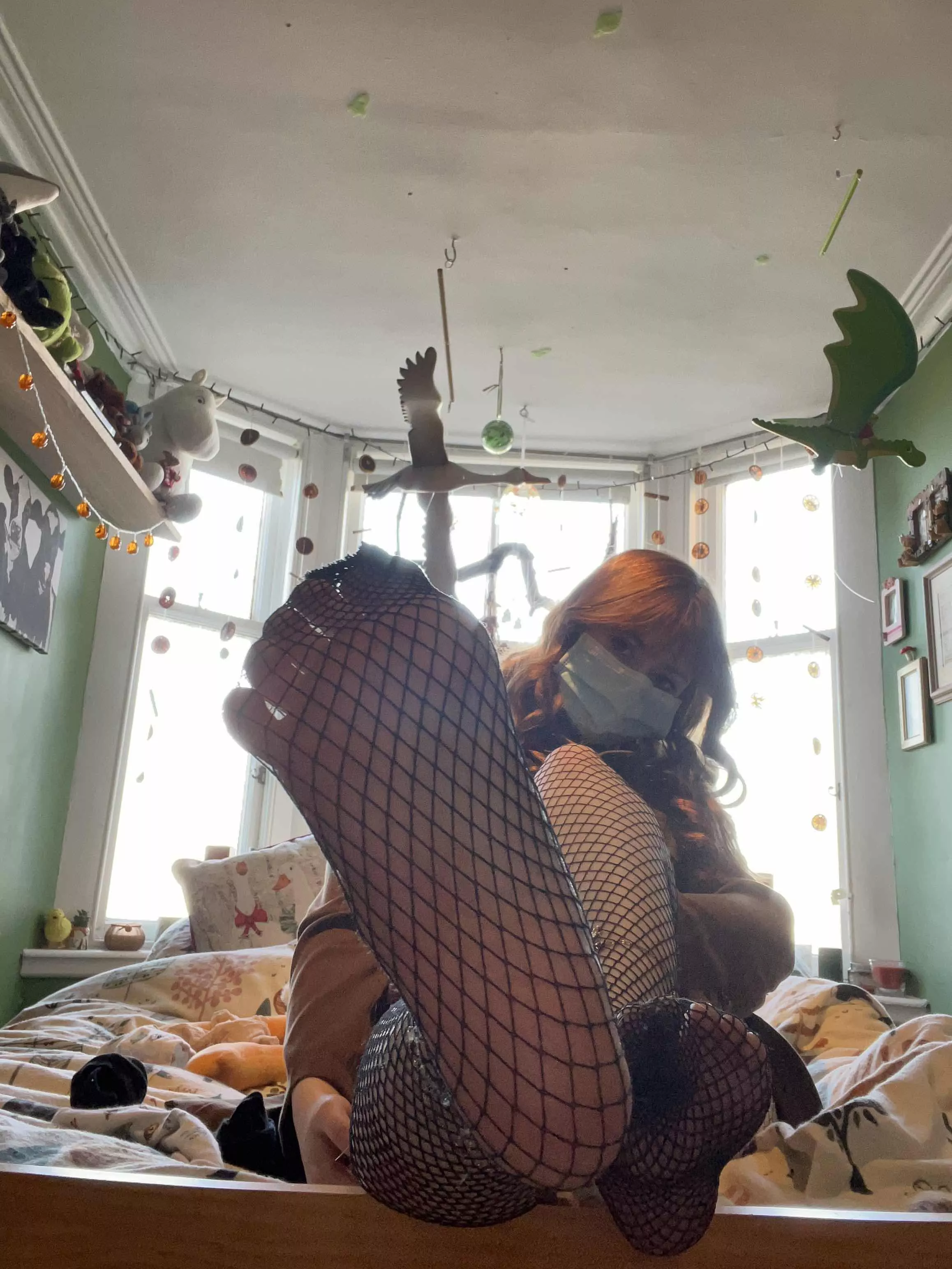 Do you like these fishnet soles? posted by SabineSolez