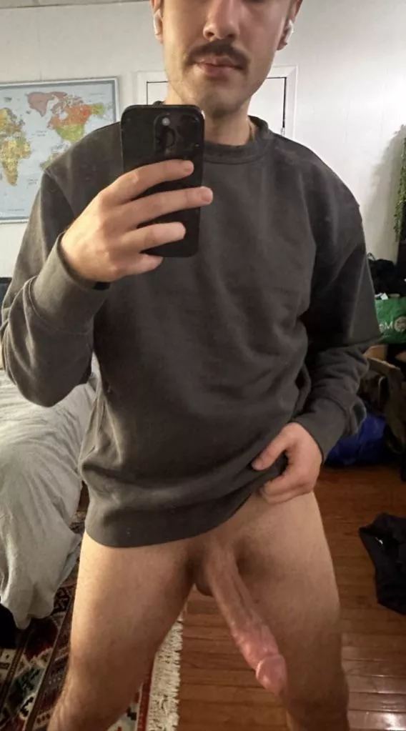 Does the mustache stay or go? posted by Nyc_guy_throway