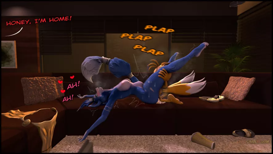 Fox McCloud comes home to a surprise. (Furry NTR) by ChadChan3D