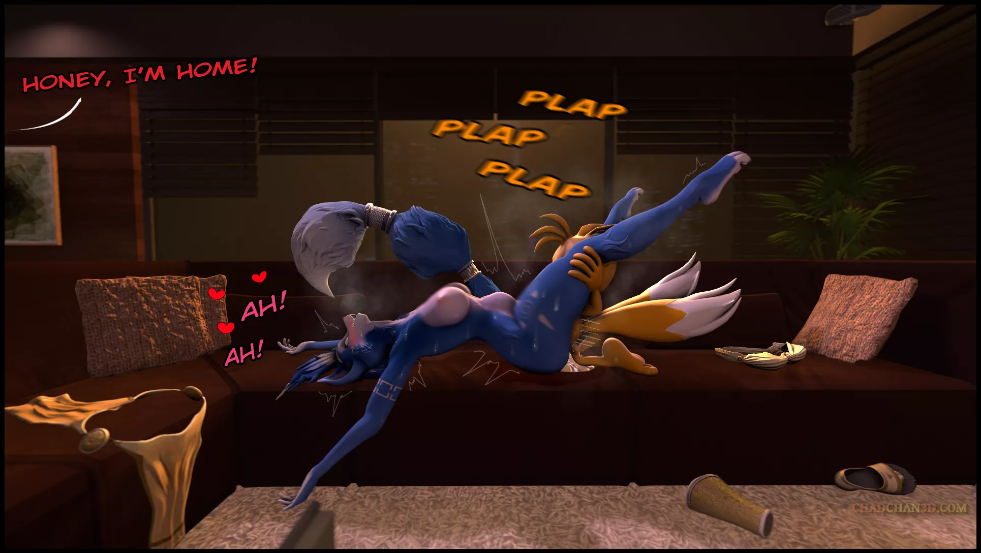 Fox McCloud comes home to a surprise. (Furry NTR) posted by ChadChan3D