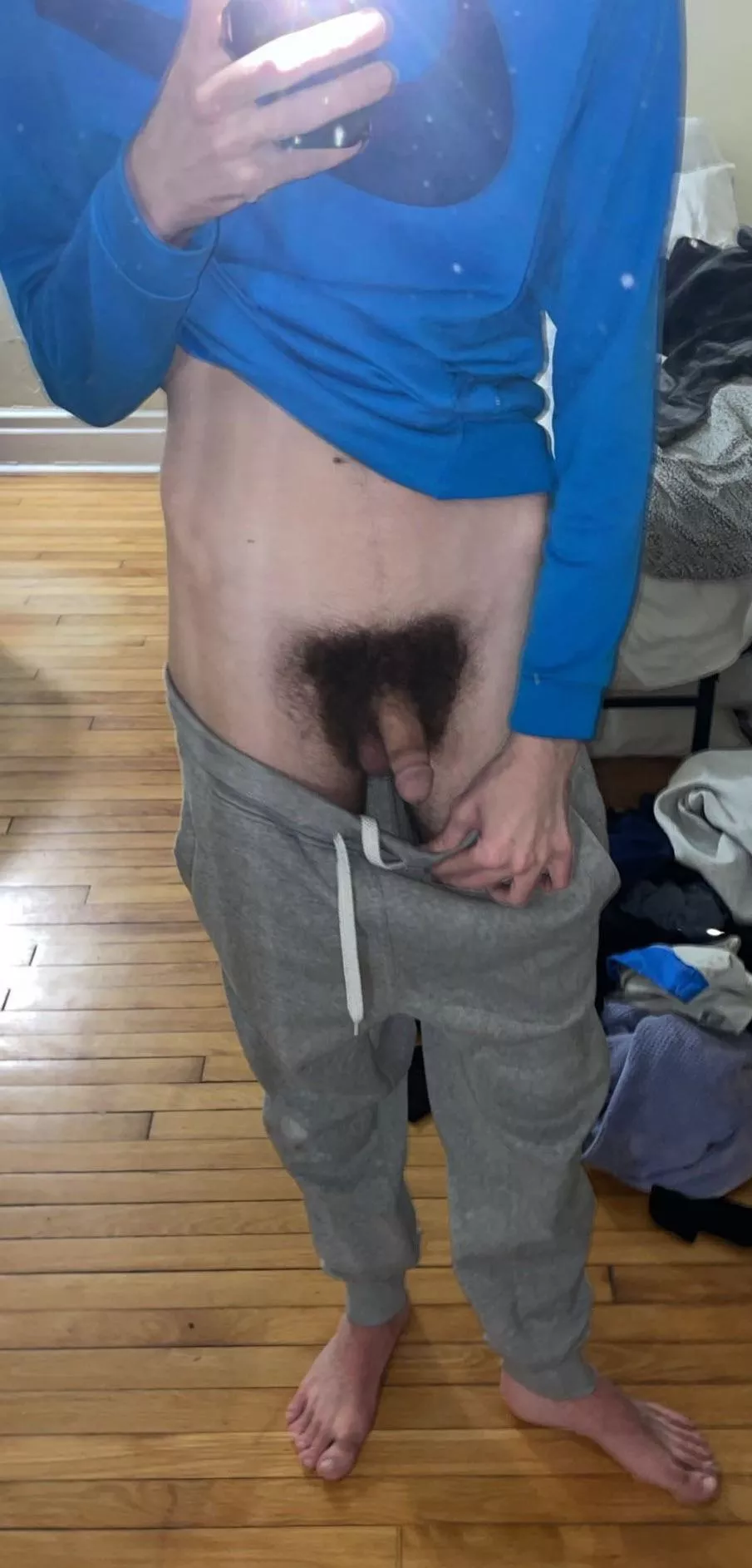 I think my bush accentuates my softie, yall agree? posted by Ok_Spirit_1555