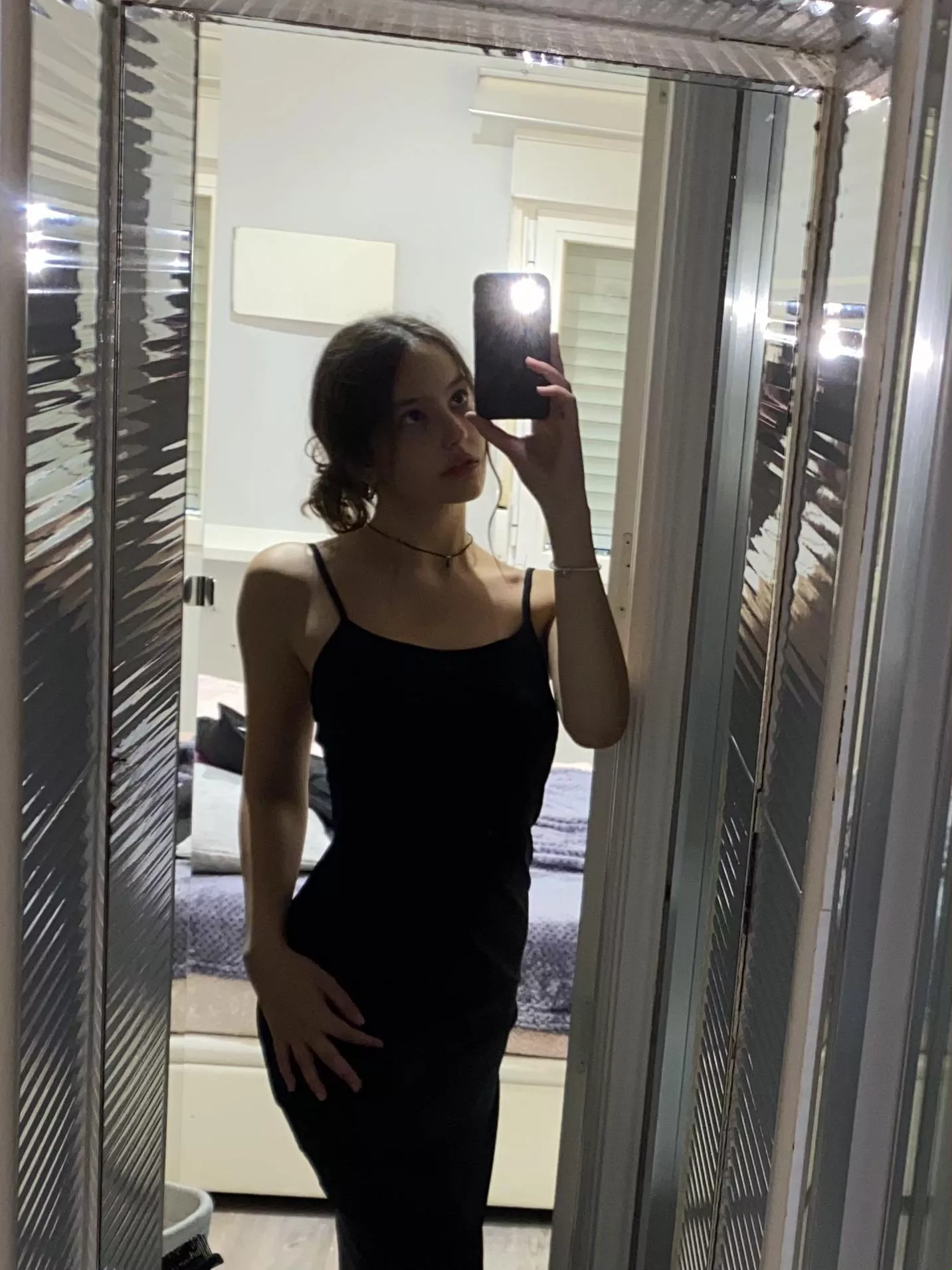 Just a random nude selfie while getting ready to go out posted by worthyperfect