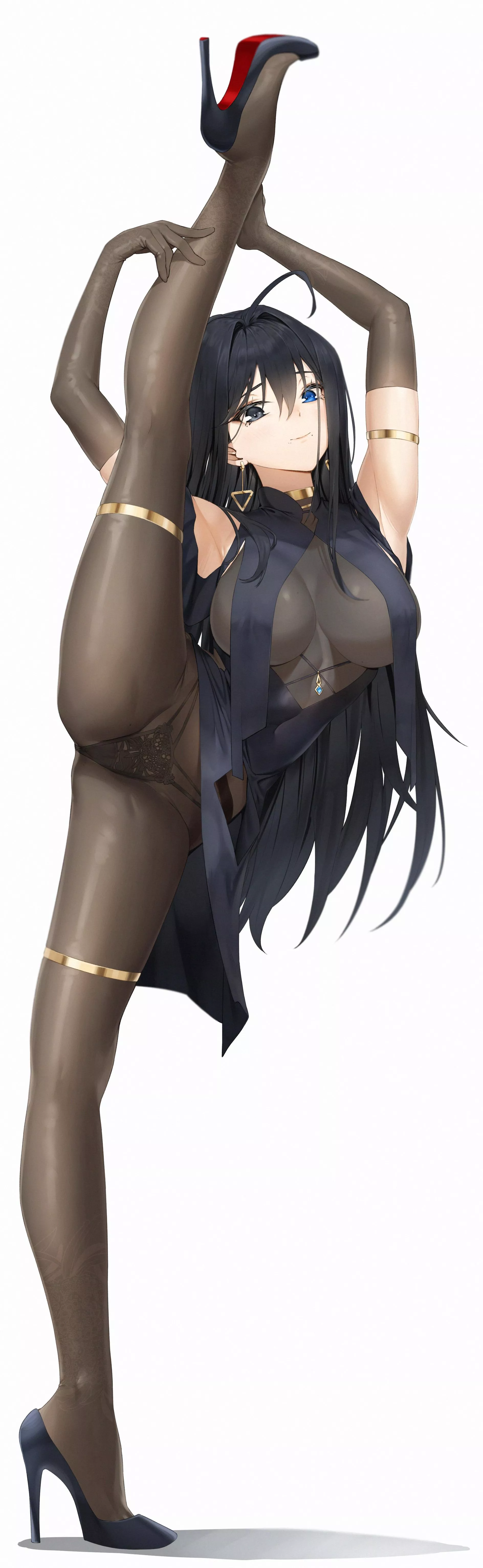 Leg Hold Pose [Original] posted by dumbocow