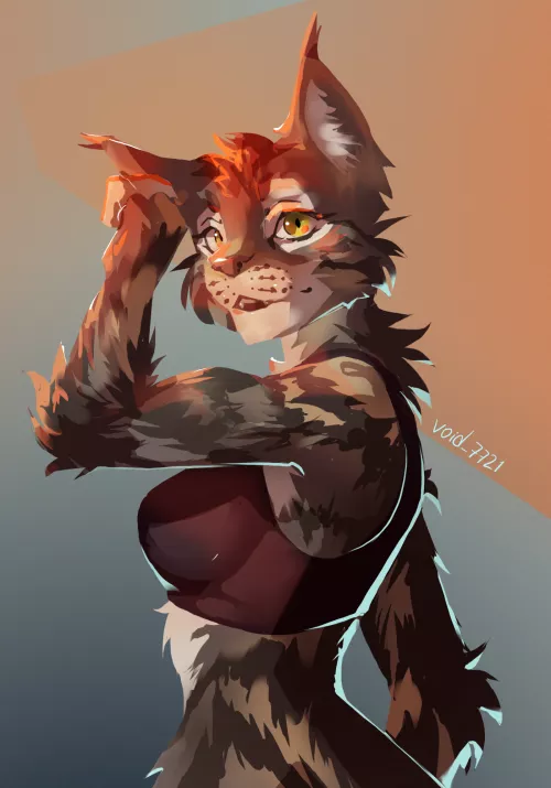 Maine coon in the sun :3 [comms open!] by Revolutionary_Big683