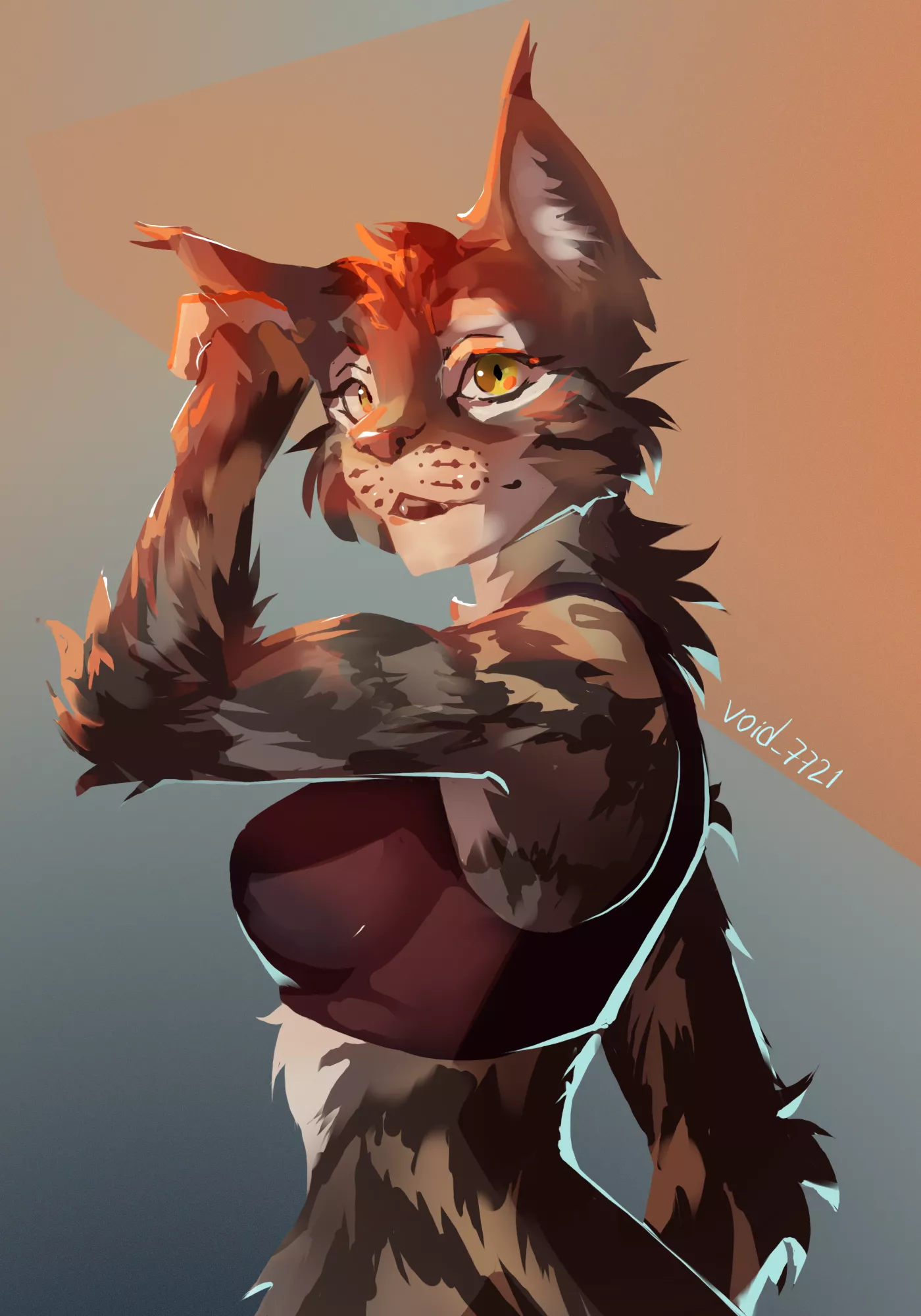 Maine coon in the sun :3 [comms open!] posted by Revolutionary_Big683