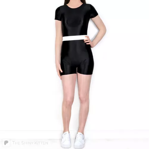 Not a one piece swimsuit but a one piece running suit! What would you do if you saw me running in this outfit? by TheShinyKitten