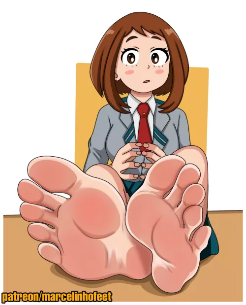 Ochaco (My Hero Academia) [Artist: Marcelinhofeet] by ComaOfSouls