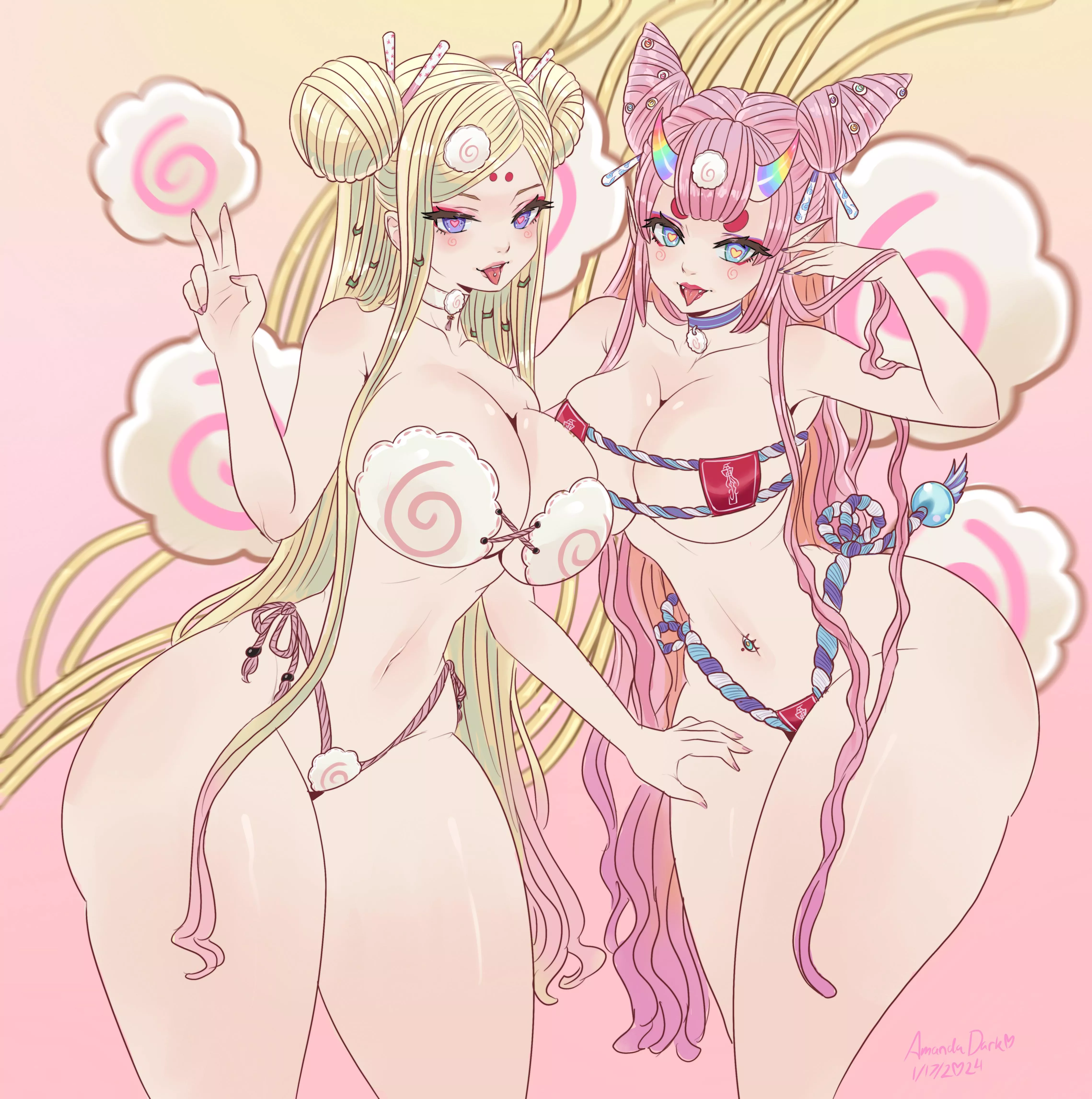 Ramen-Chan & Oni Ramen-Chan (Amanda Darko) posted by Amanda_Darko