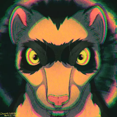 Symmetrical Weasel by DoomWeaselArt