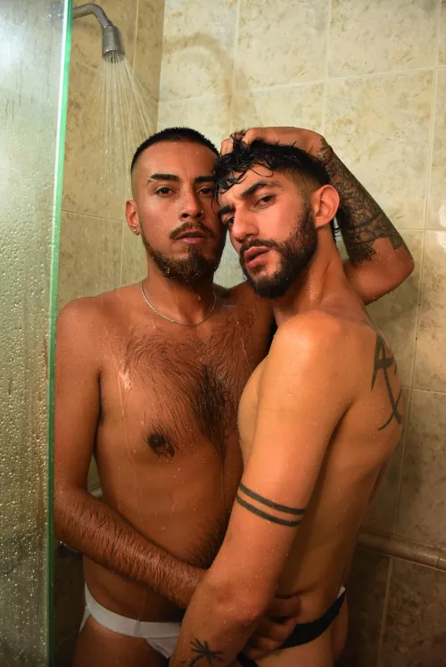 We like our showers long and wet 🚿💦 you? by Topmodel_FacuSexy