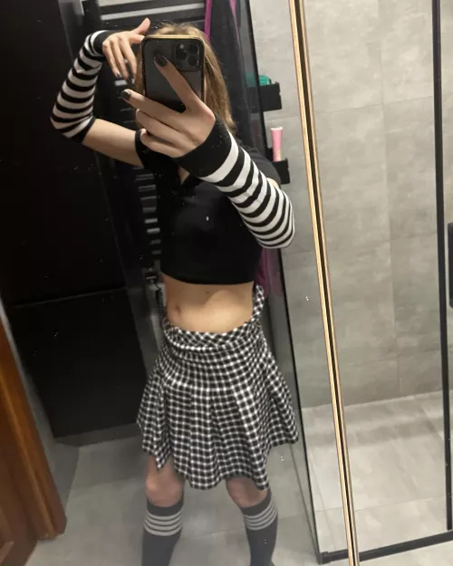 Would I look better with or without hand warmers ? by Femsobi