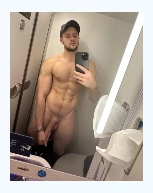 You’re sitting nexy to me on the flight — would you grab it if you saw I was hard? 😈 by PlanktonParticular40