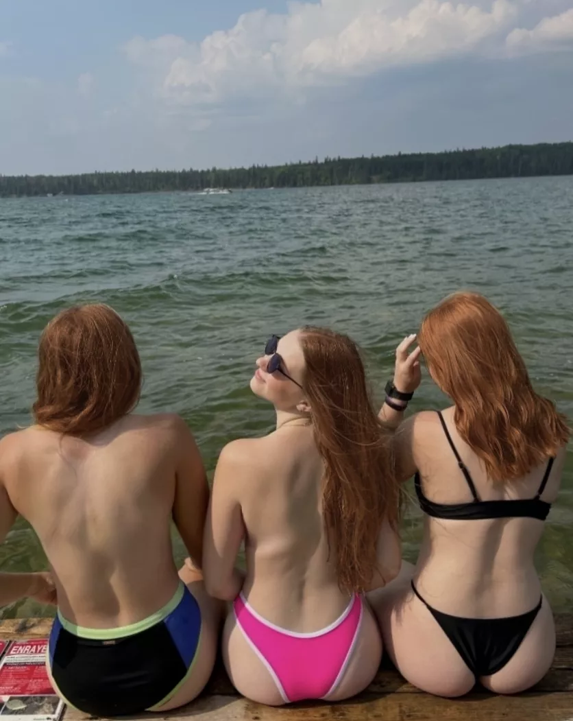 3 Redheads 2 Topless posted by Yourpervfriend