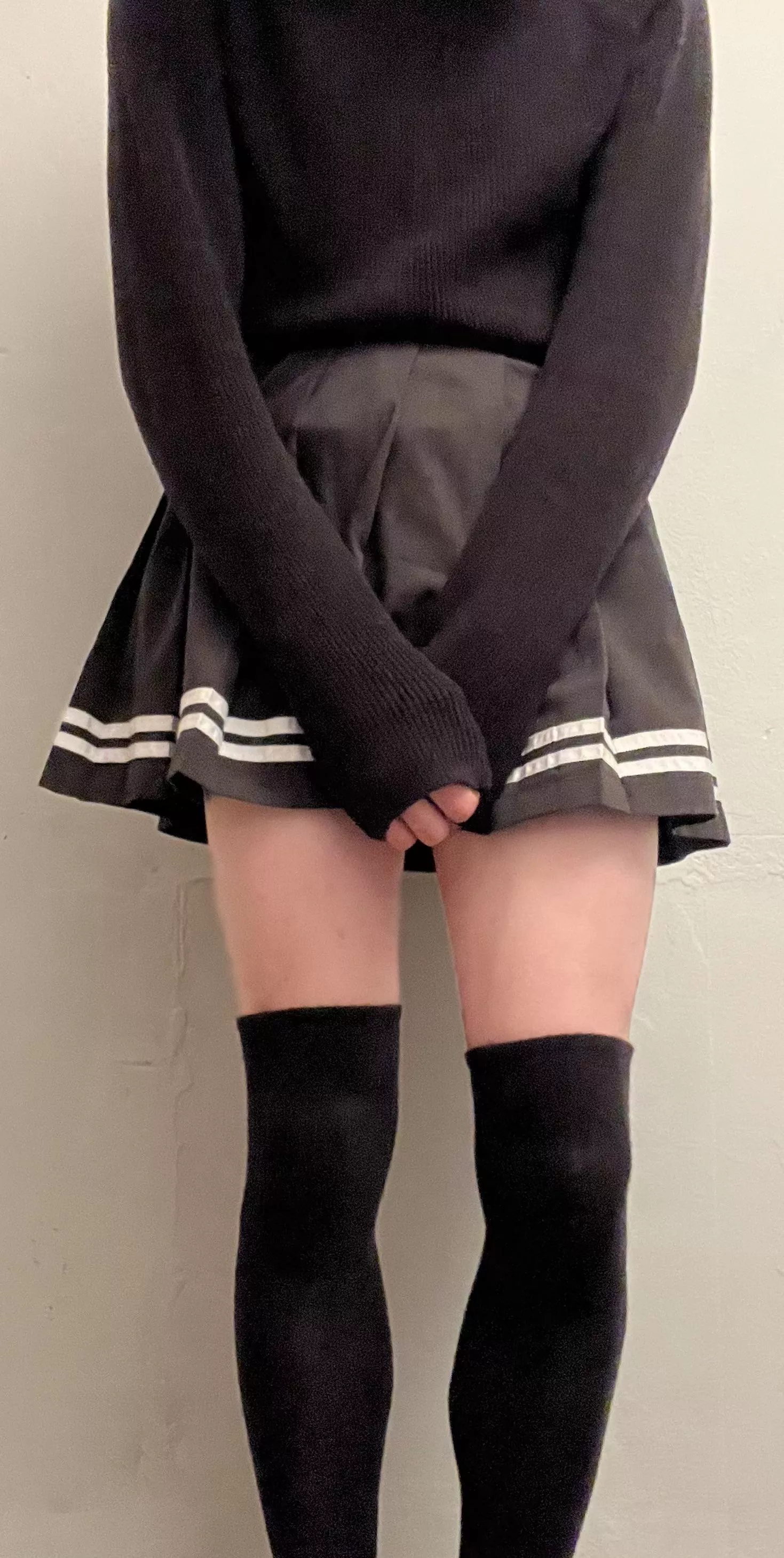 Another pic of my outfit, thoughts?💭✌️ posted by Secret_Femboy_UK