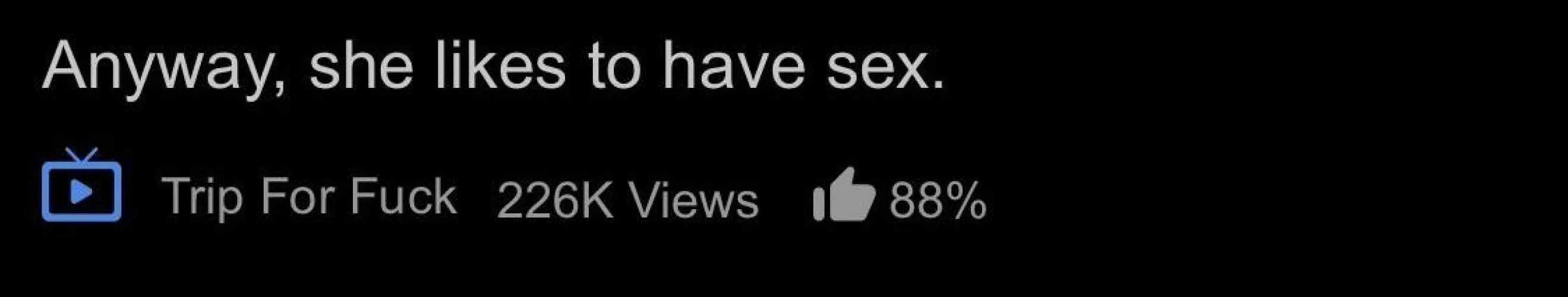 Anyway, how is your sex life by an27725