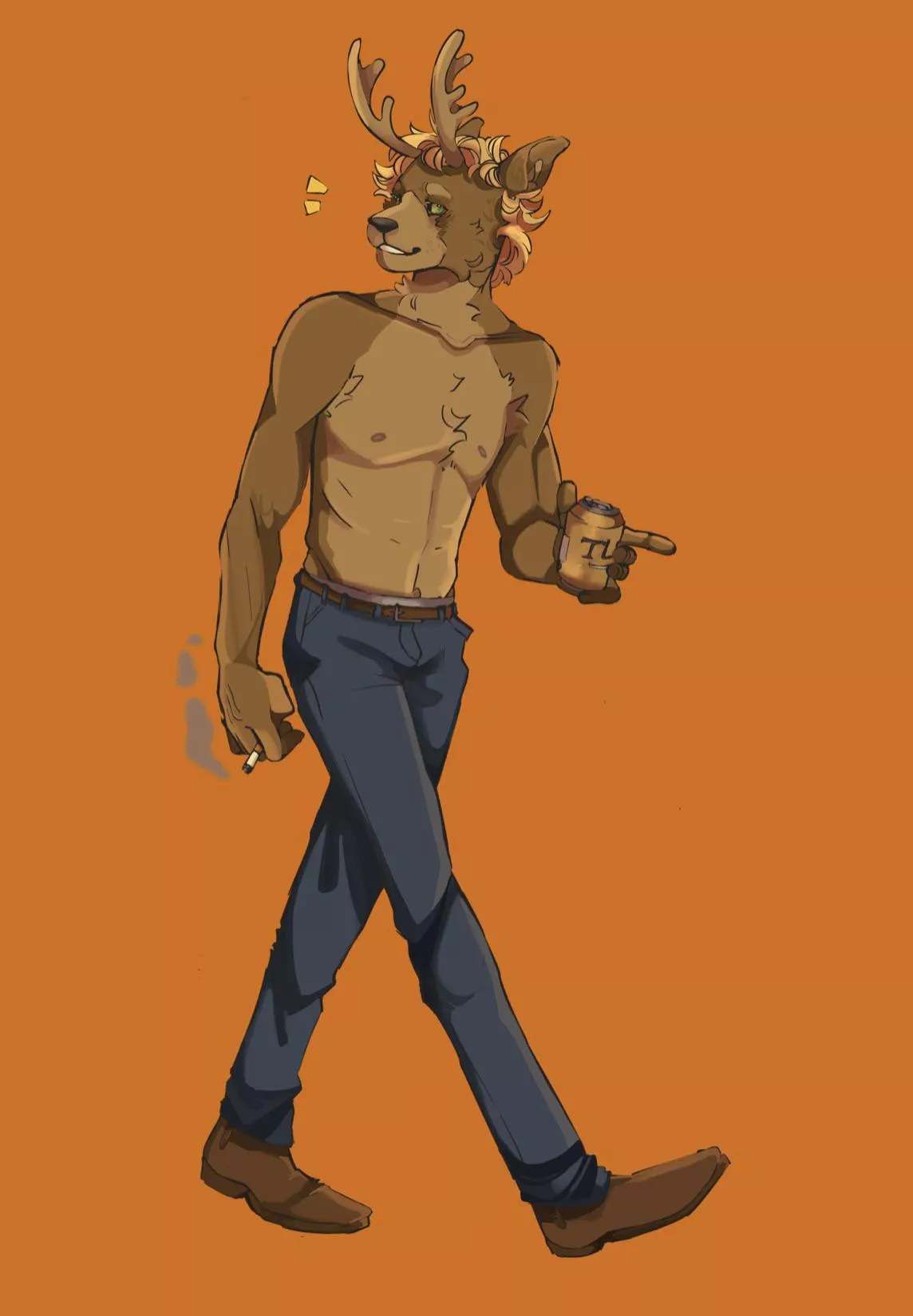 deer propoganda (my art) posted by MayorAutumnn