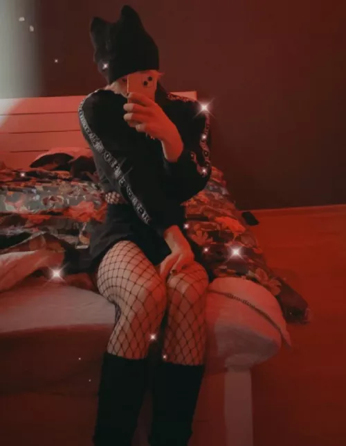 got myself a pair of fishnets🥺🥰 by HVVRPER