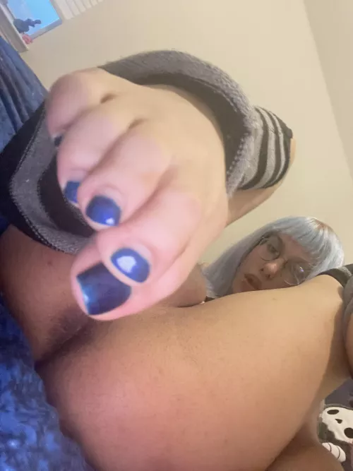 haven’t painted my nails in a while how do they look >.< by harajukupr1ncess