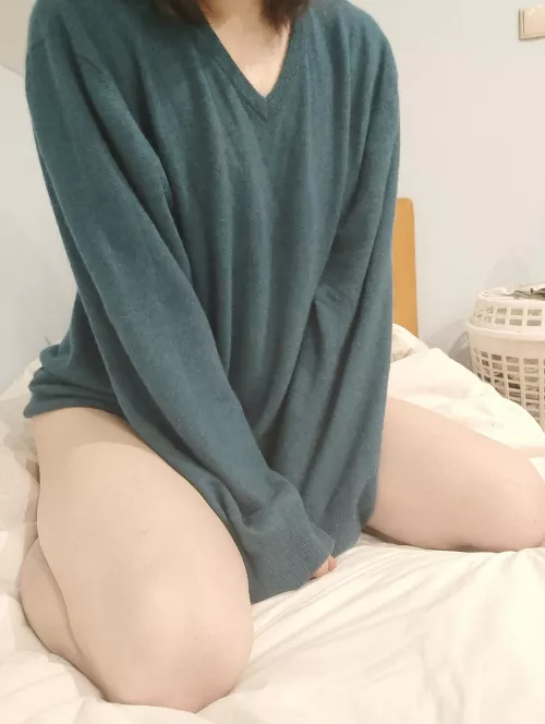 I love sleeping in my sweater by Daffodil_Kid