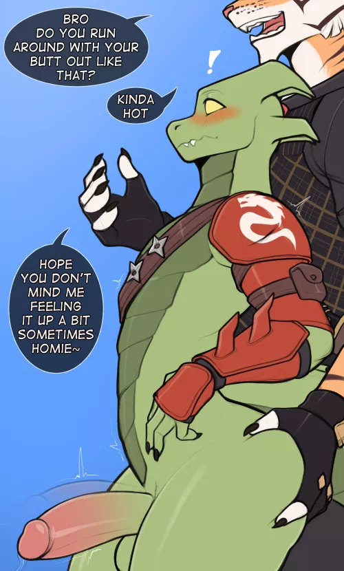 Just a bro feelin up another bro~ (oro97) by GyroALT