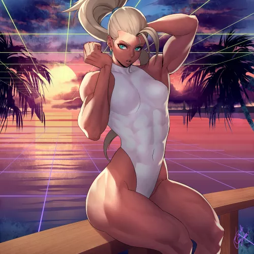 Lovely Sunset (Ogami) [OC] by Throwawheylmao