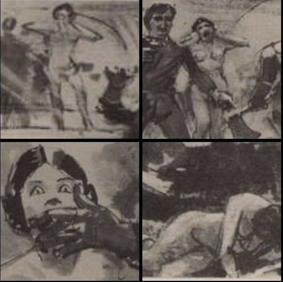 Naked Slave Leia (Official drawings by George Lucas) posted by JabbaTheLover