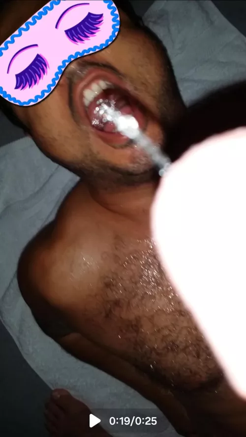 Straight into my mouth 😛 by HeyWhatsUp79