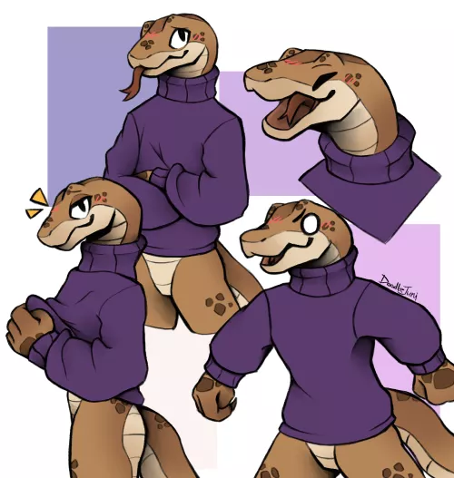 Sweater Snek by Me! by doodlejuni