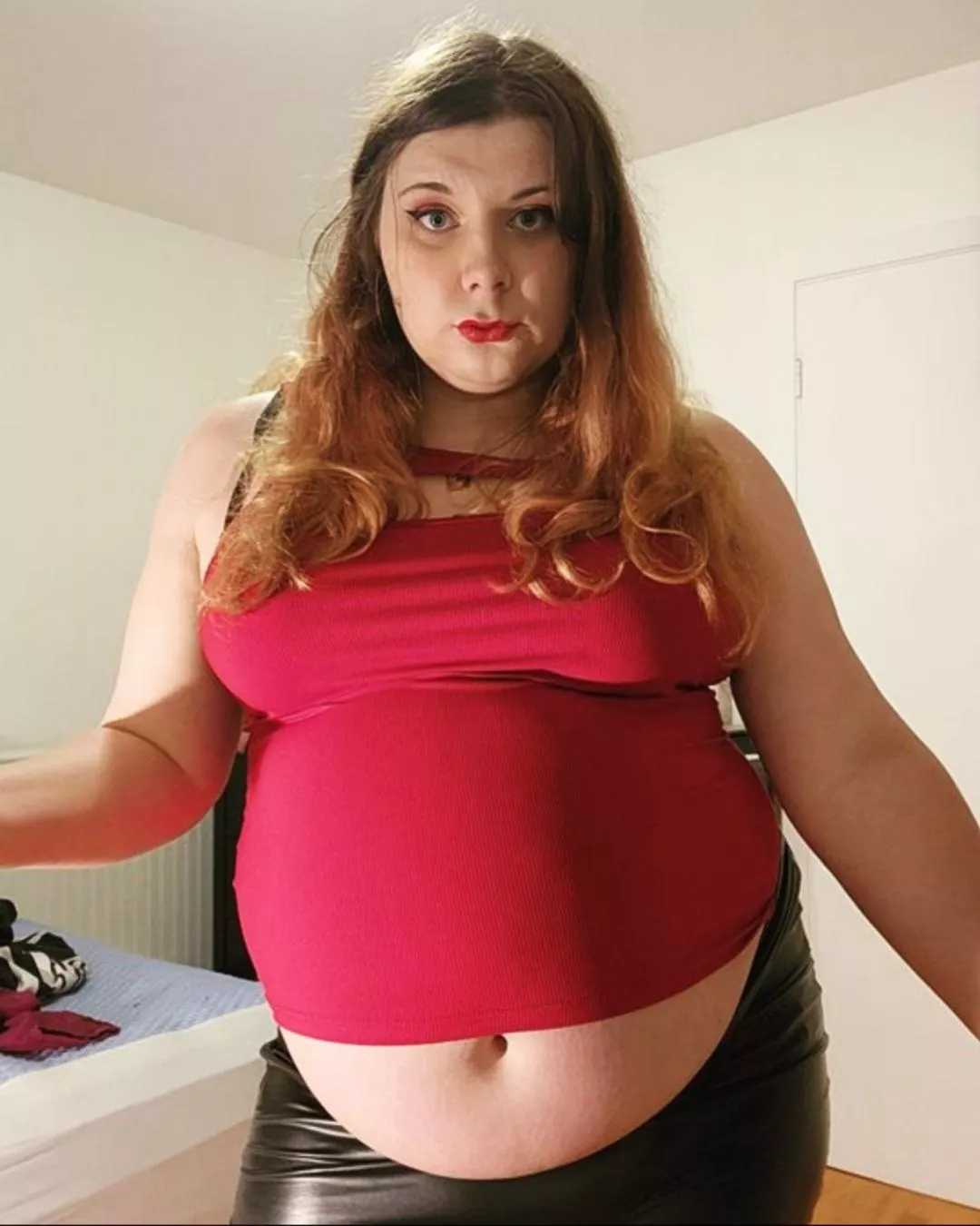 This outfit may be getting too small! What happened? posted by Ok_Marionberry_9118