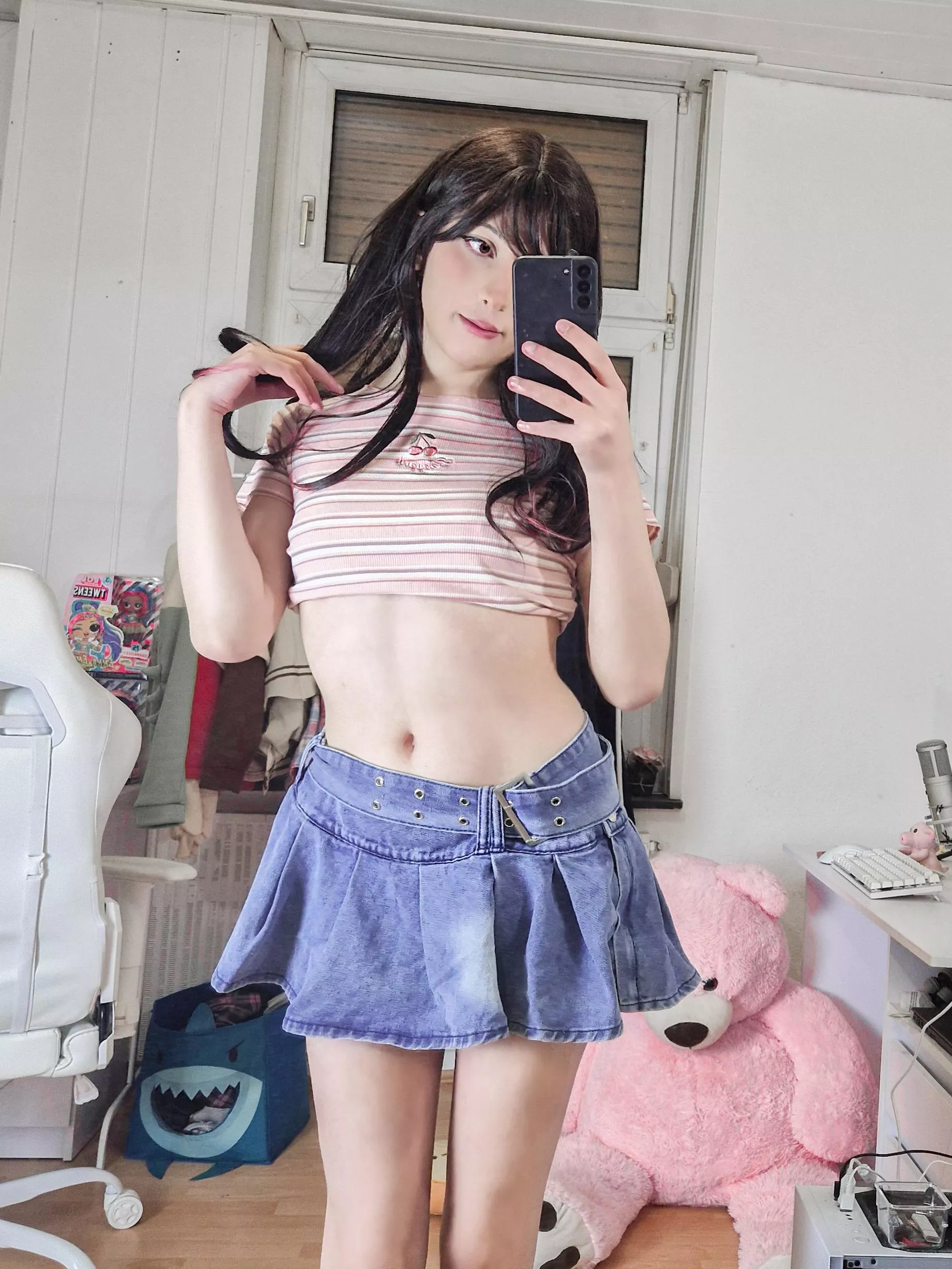 thoughts? ☺️🤍🩷 posted by puruchuu