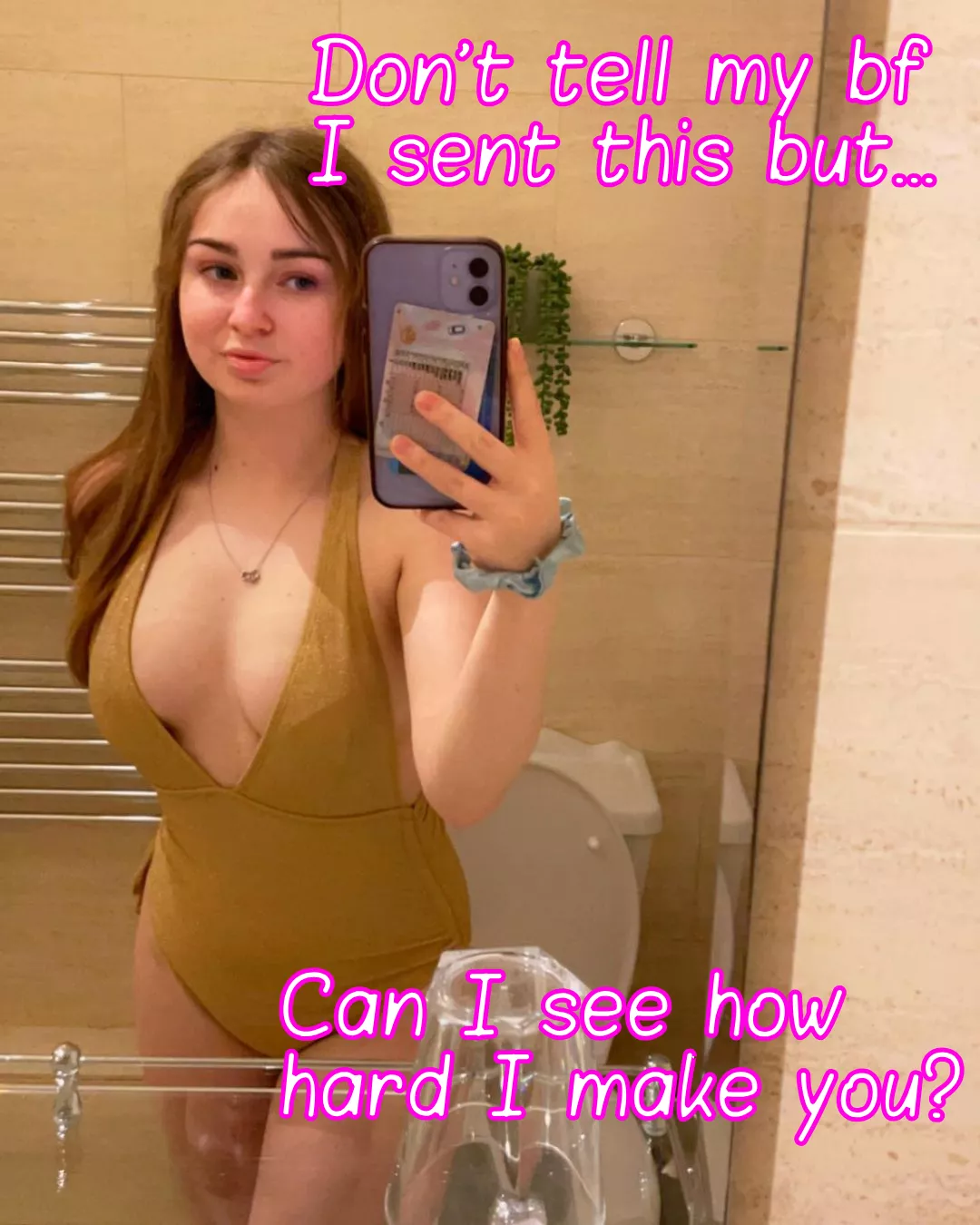 Would you show her? posted by HuffableCheese