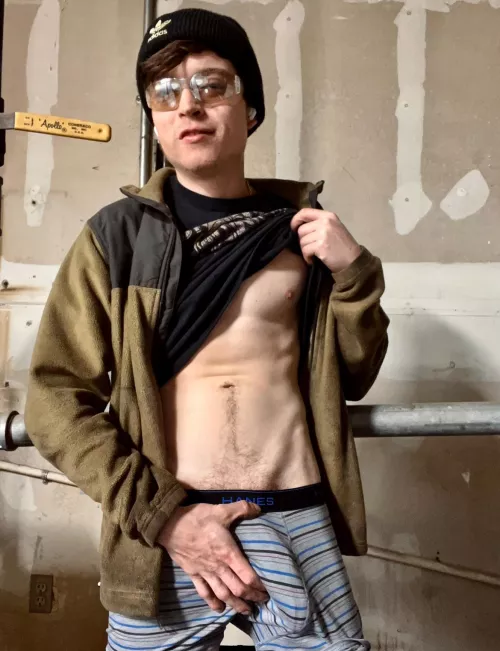 At work showing off the bulge by LrgSky