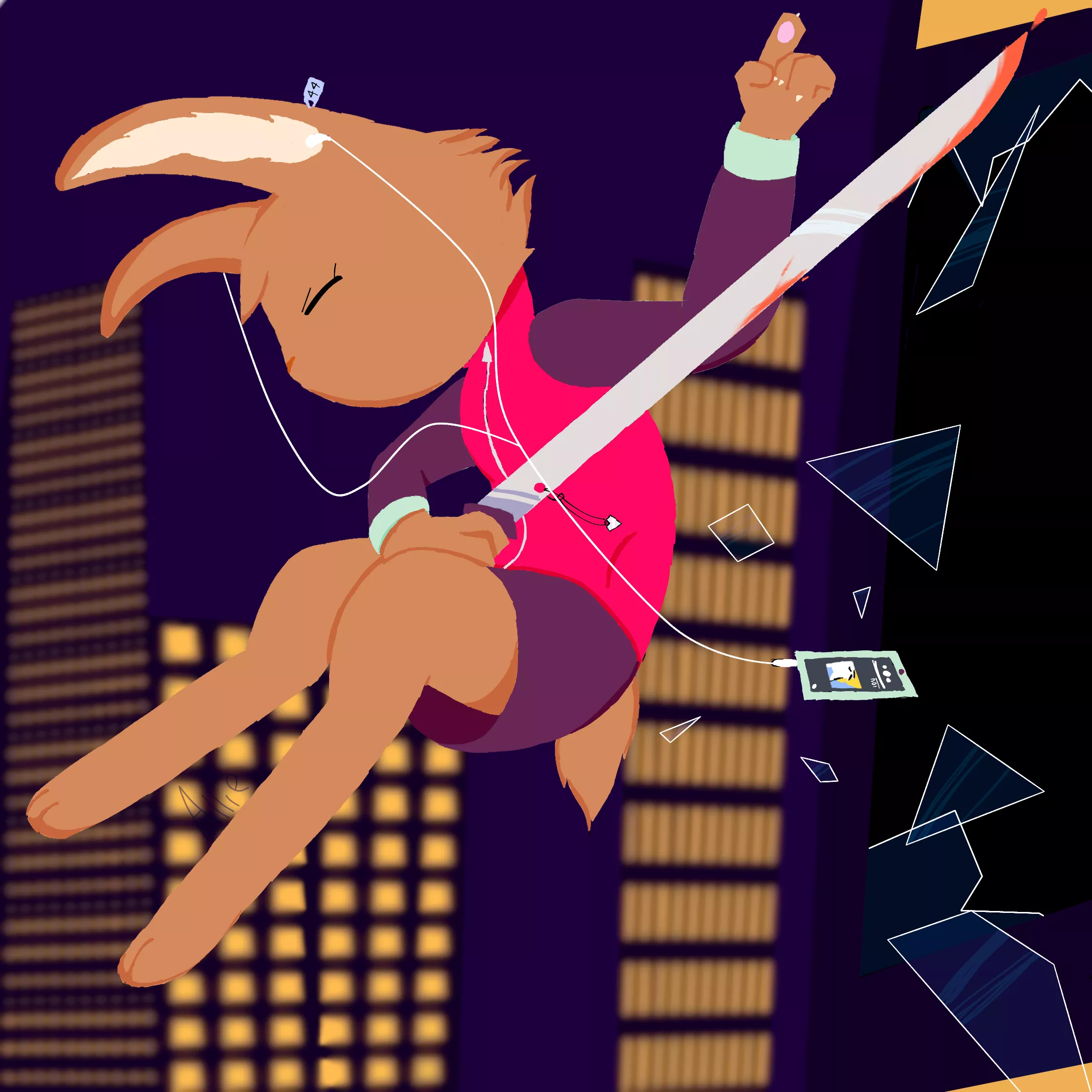 Breaking through [OC] posted by FlameKittenIDunno