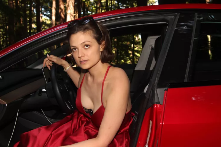 Classy in a red gown. by ShiftAccomplished579