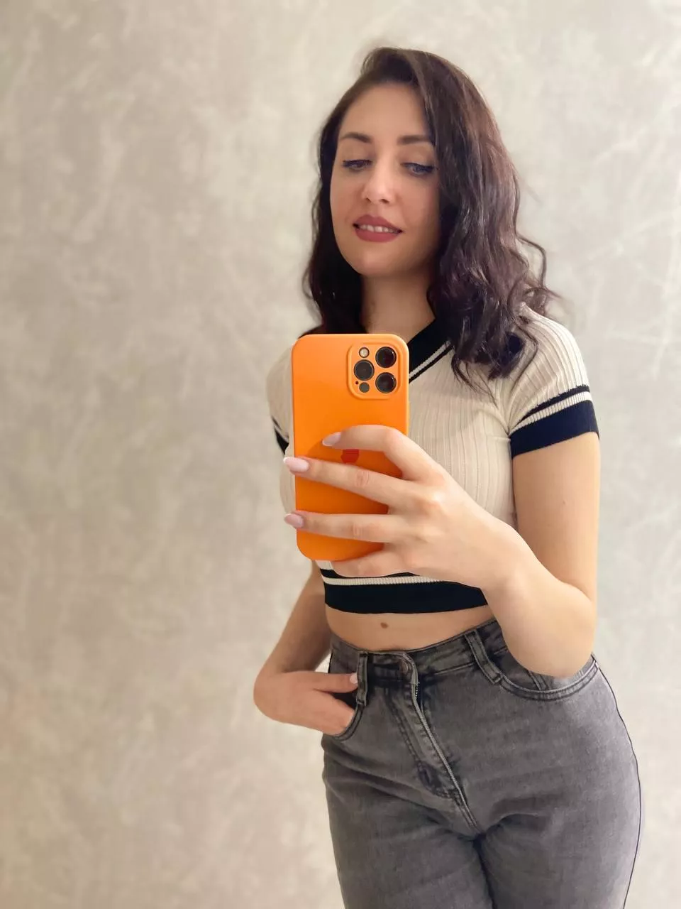 Do I look like a completely different girl in the mirror? 😅 posted by mariy_love