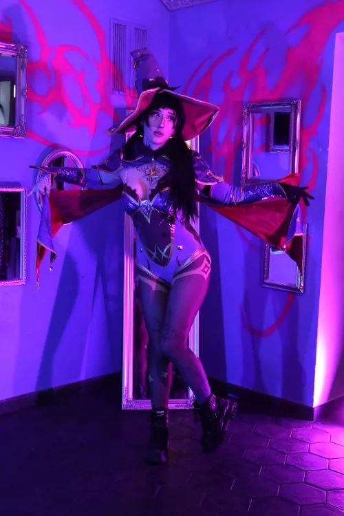 Finally did Mona from Genshin :3 hope it suits me, cuz I have been waiting for shit ton of other pictures ! by Locorory