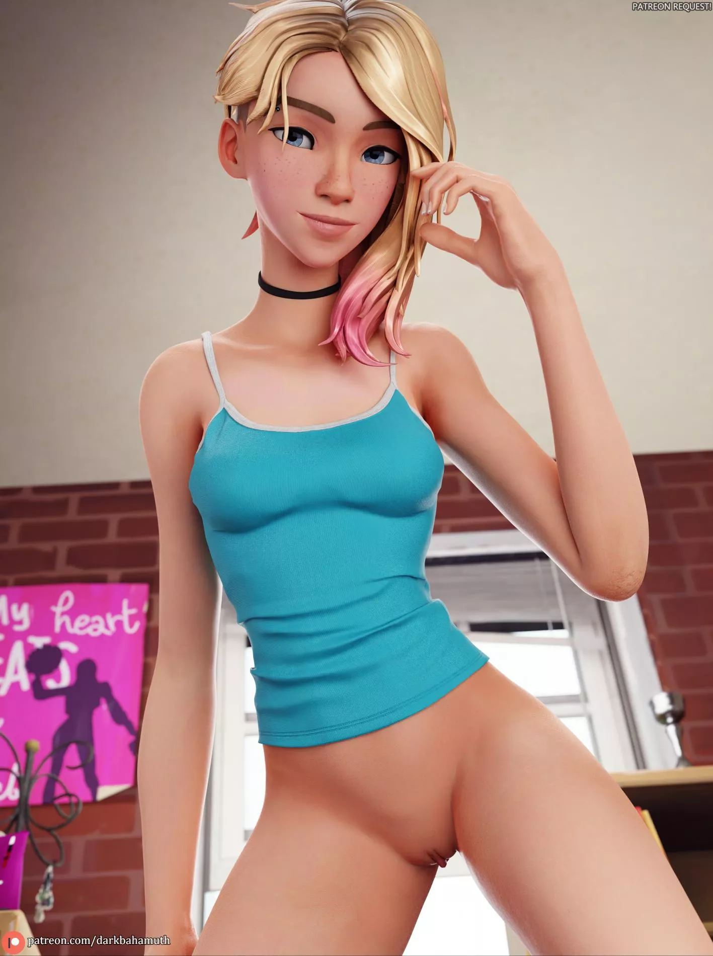 Gwen wakes you up again (Darkbahamuth) [Marvel] posted by Darkbahamuthh