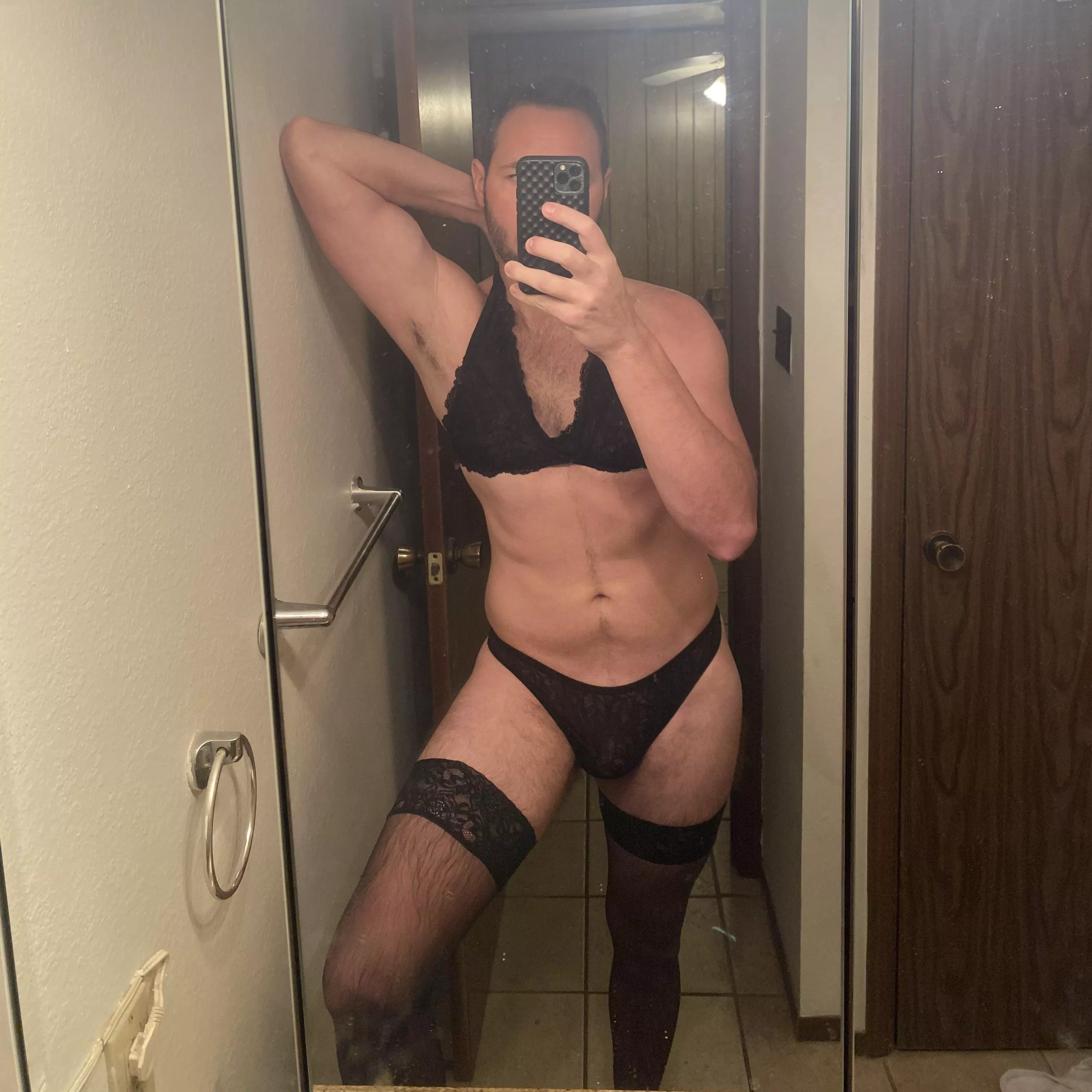 Hot domme made me wear this before pegging my ass! posted by Ok-Handle-6103